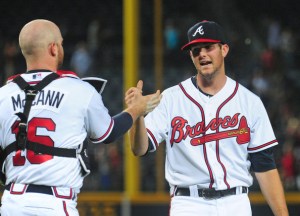 LHP Alex Wood was a beacon of light and a huge reason for the Braves' bullpen success in 2013. Who is behind him on the depth chart for '14? (Photo: Getty Images)